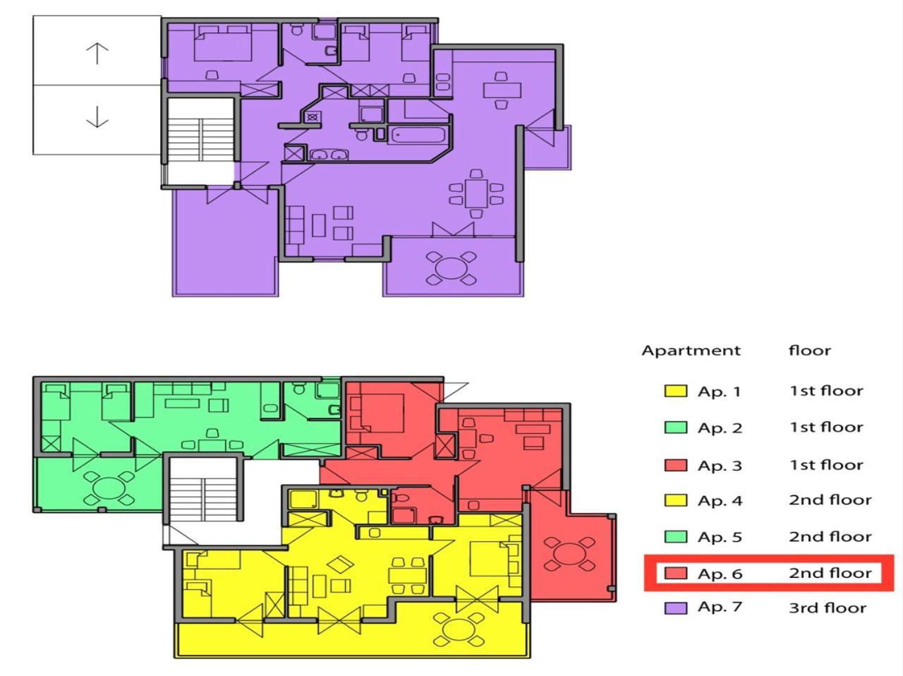 Beach Penthouse Diamond 오미스 객실 사진