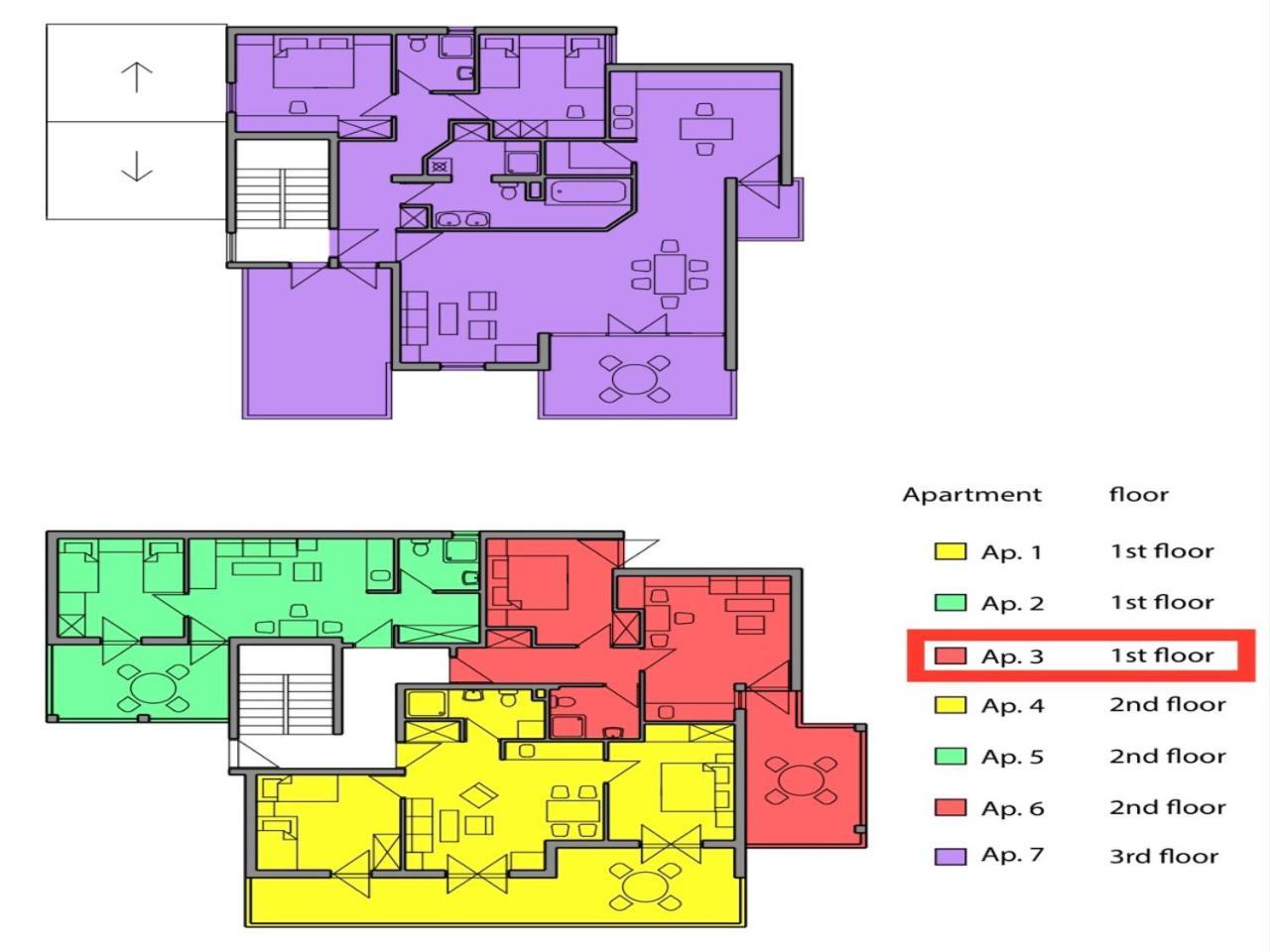 Beach Penthouse Diamond 오미스 객실 사진