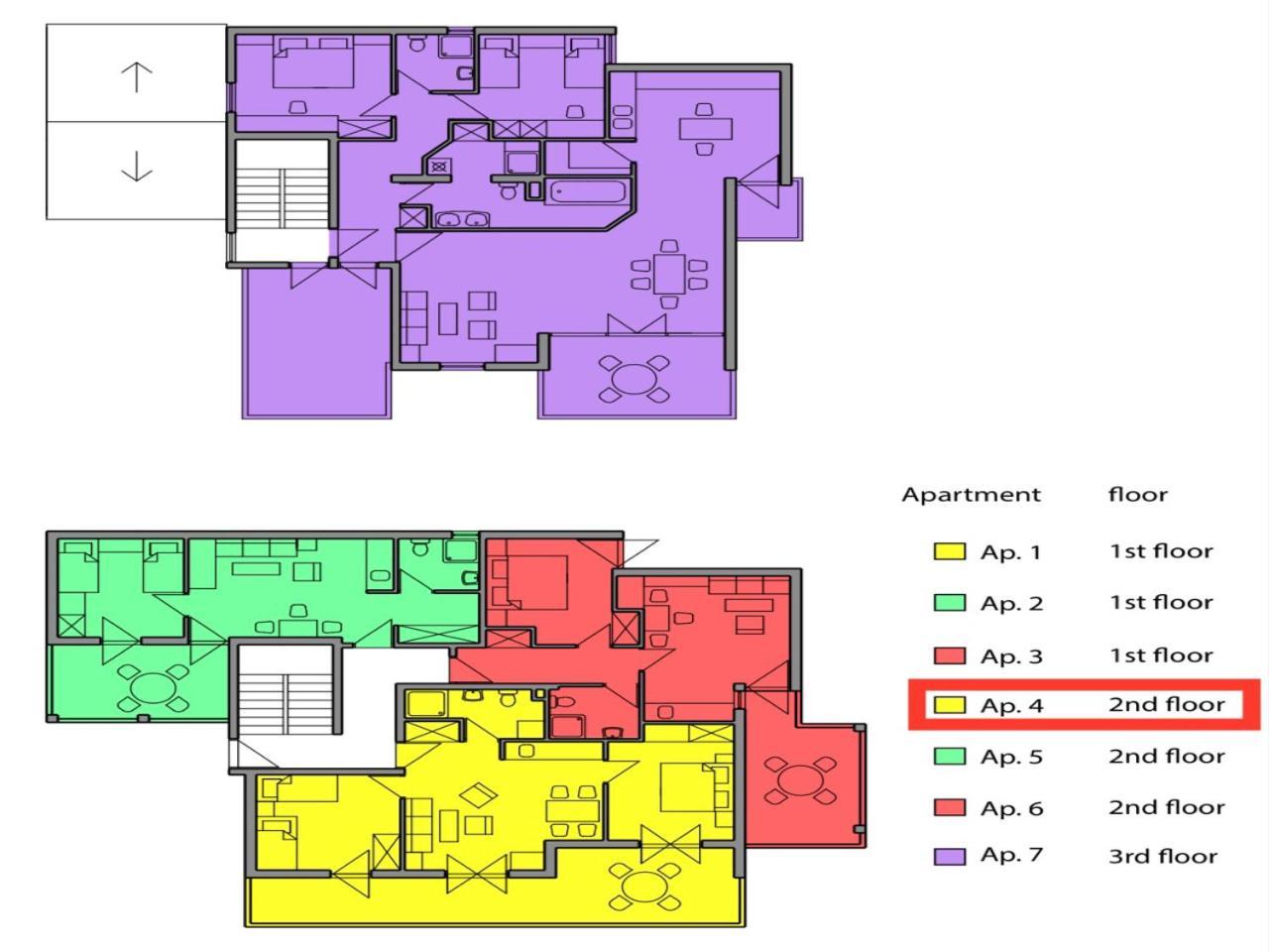 Beach Penthouse Diamond 오미스 객실 사진